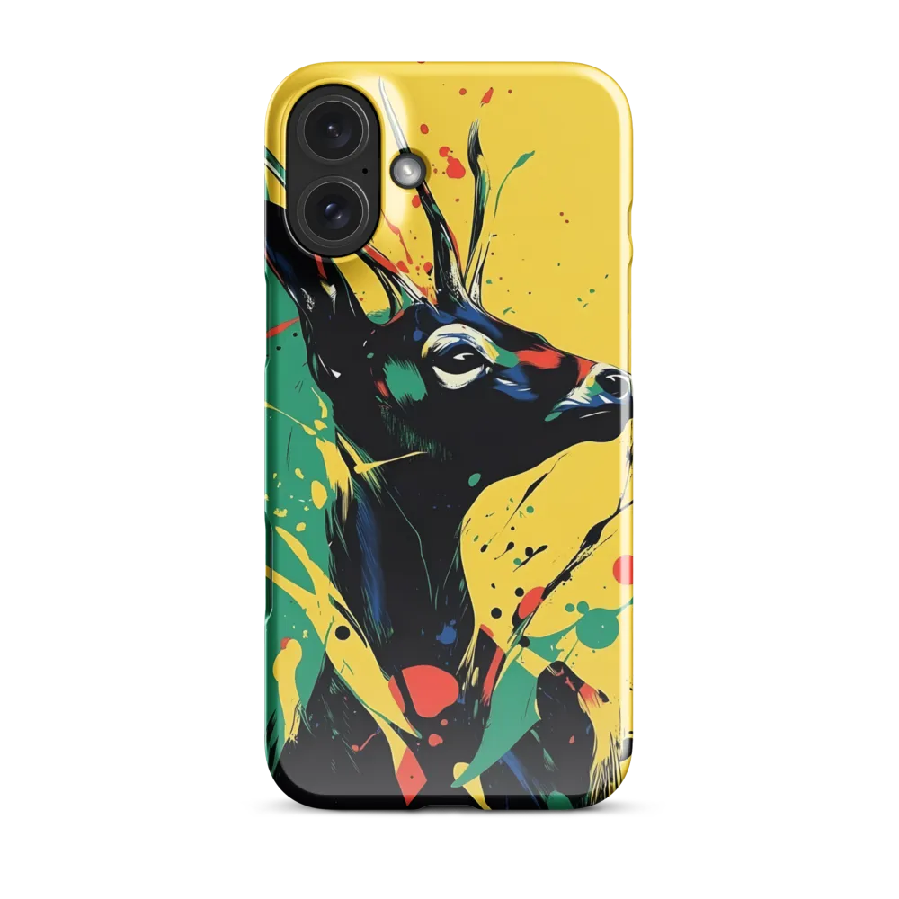 Regal Nature: The Vibrant Deer | Phone Case |  16 Plus | Snap Case | Glossy