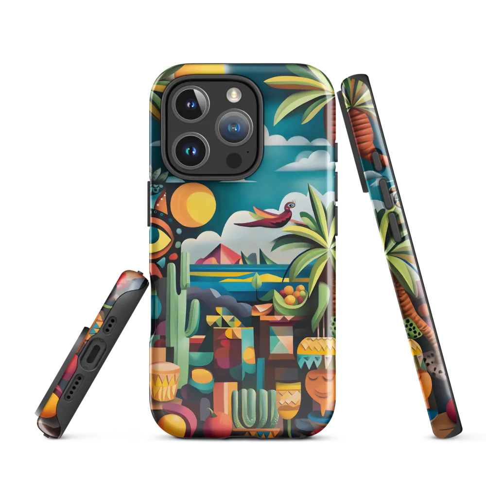 Whimsical Oasis | Phone Case |  16 Pro | Tough Case | Glossy