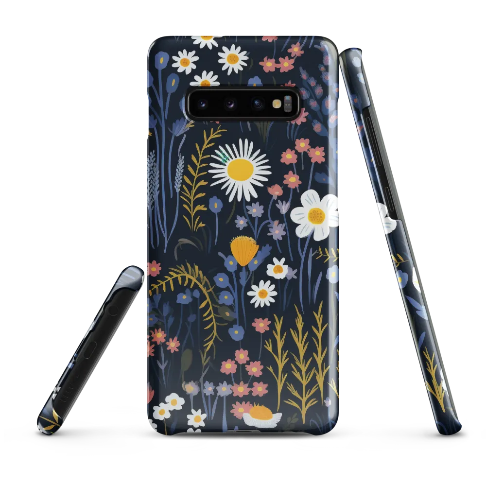 Botanical Harmony: A Floral Symphony | Phone Case |  S10 Plus | Snap Case | Glossy