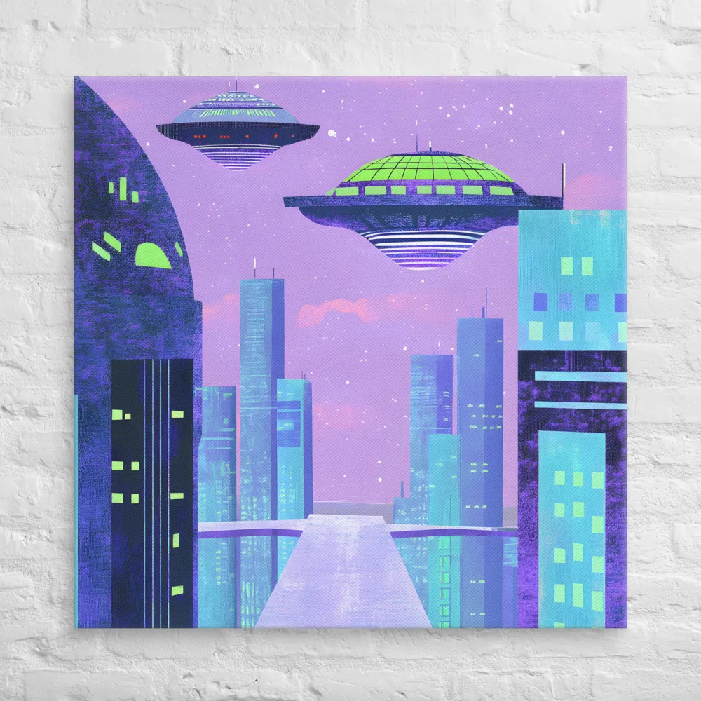 The Cosmic Urbanity | Canvas | 37″×37″