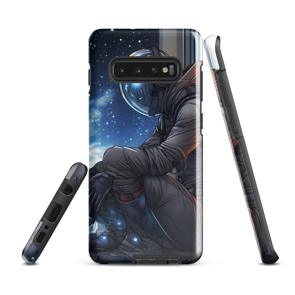 Astronaut's Solitude | Phone Case |  S10 Plus | Tough Case | Glossy