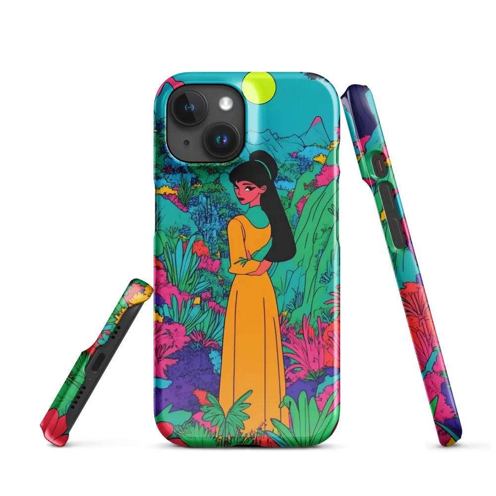Ethereal Serenity in a Psychedelic Landscape