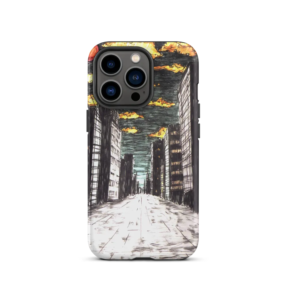 Eclipsed Cityscape | Phone Case |  13 Pro | Tough Case | Matte
