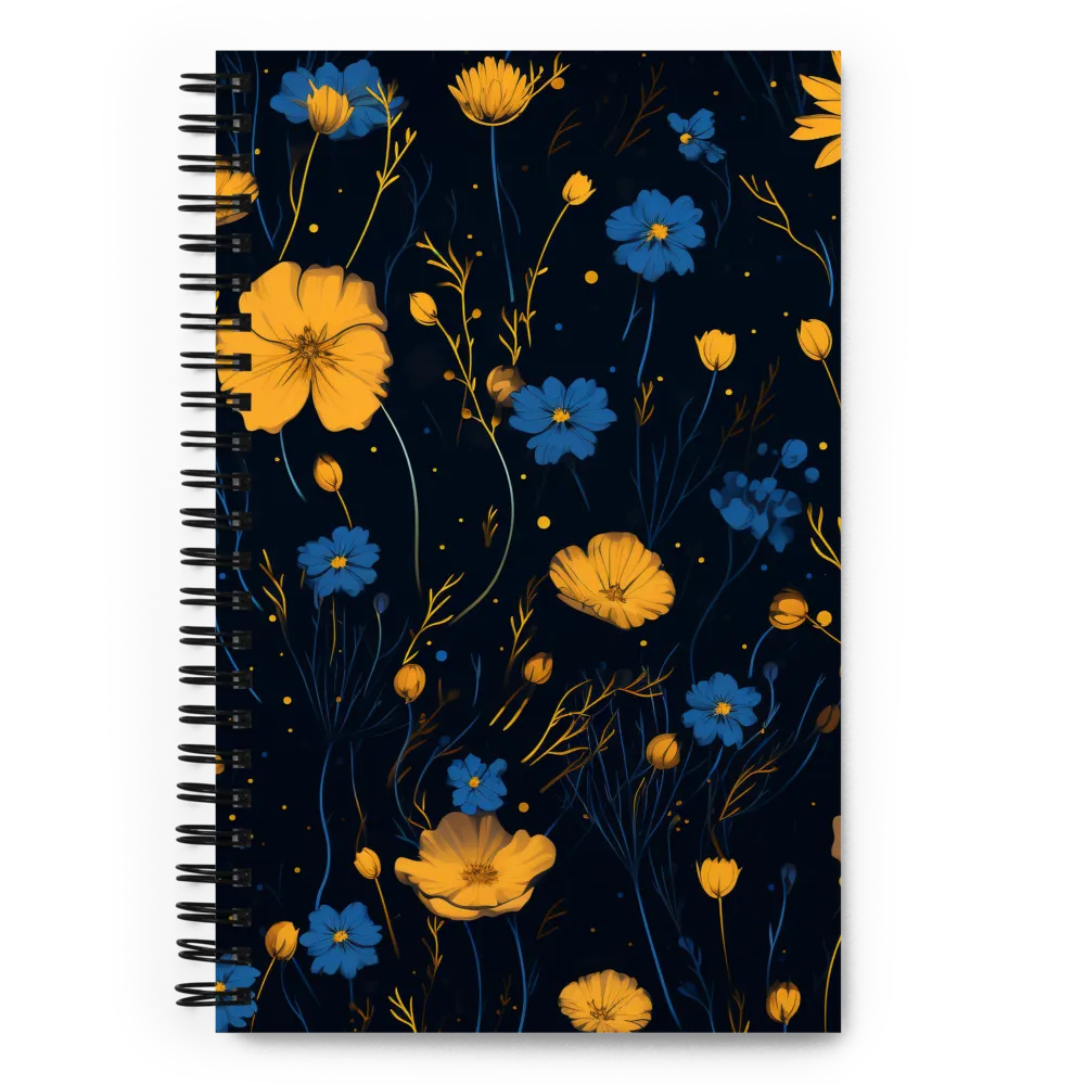 Nocturnal Blossoms | Spiral Notebook