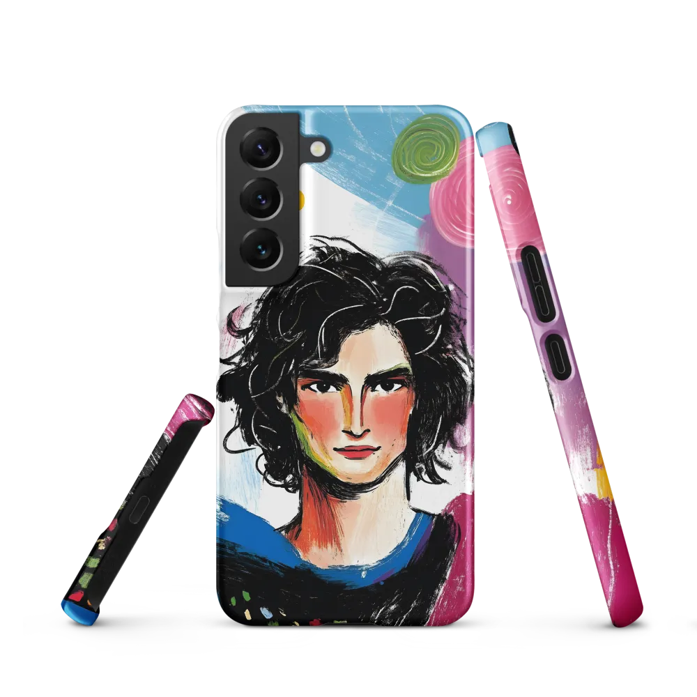 Vibrant Portrait of Youth | Phone Case |  S22 | Snap Case | Matte