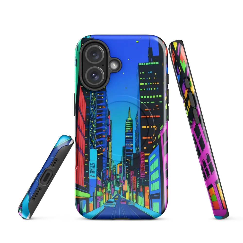 Neon Dreamscape: A Futuristic City at Dusk