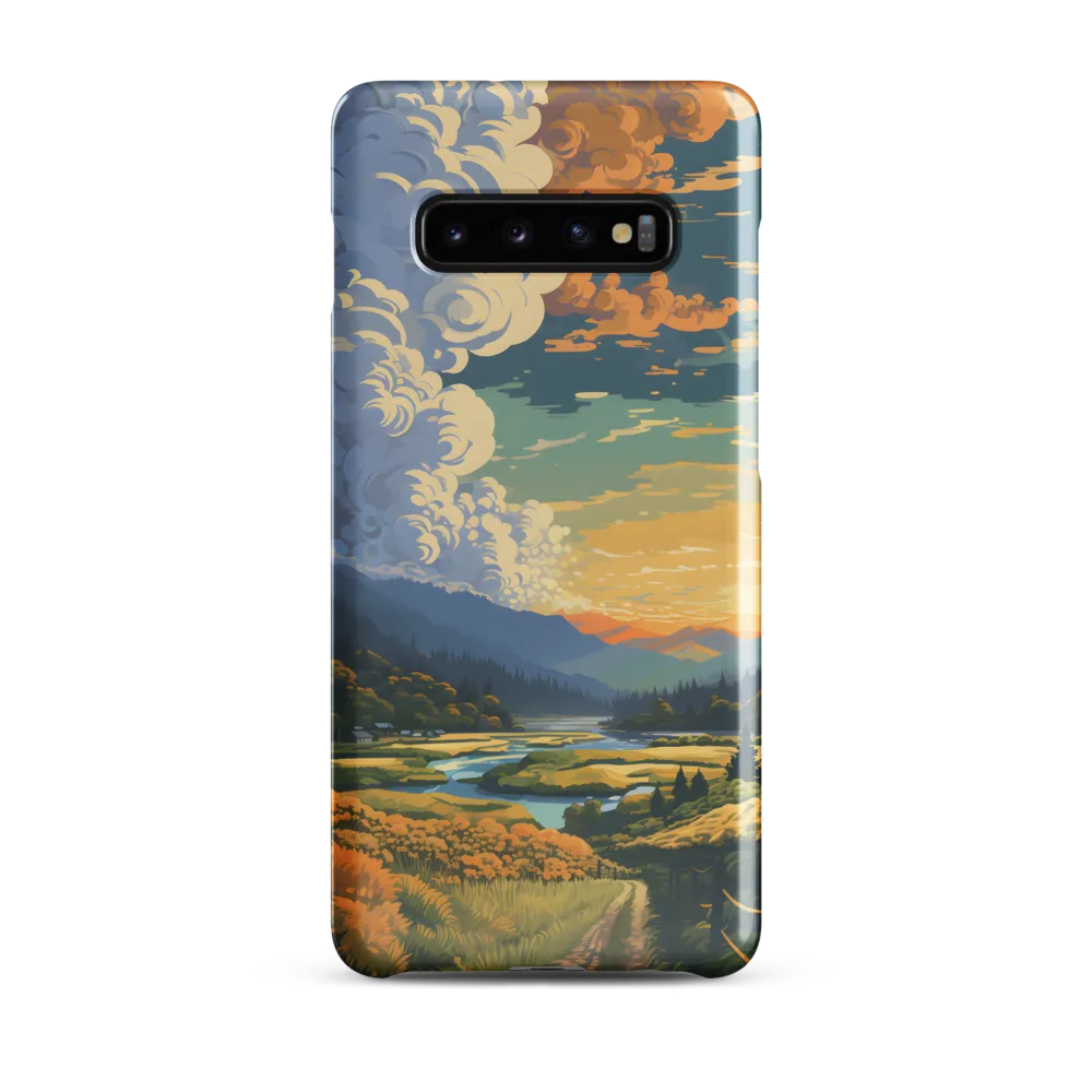 Tranquil Valley at Dusk | Phone Case |  S10 Plus | Snap Case | Glossy