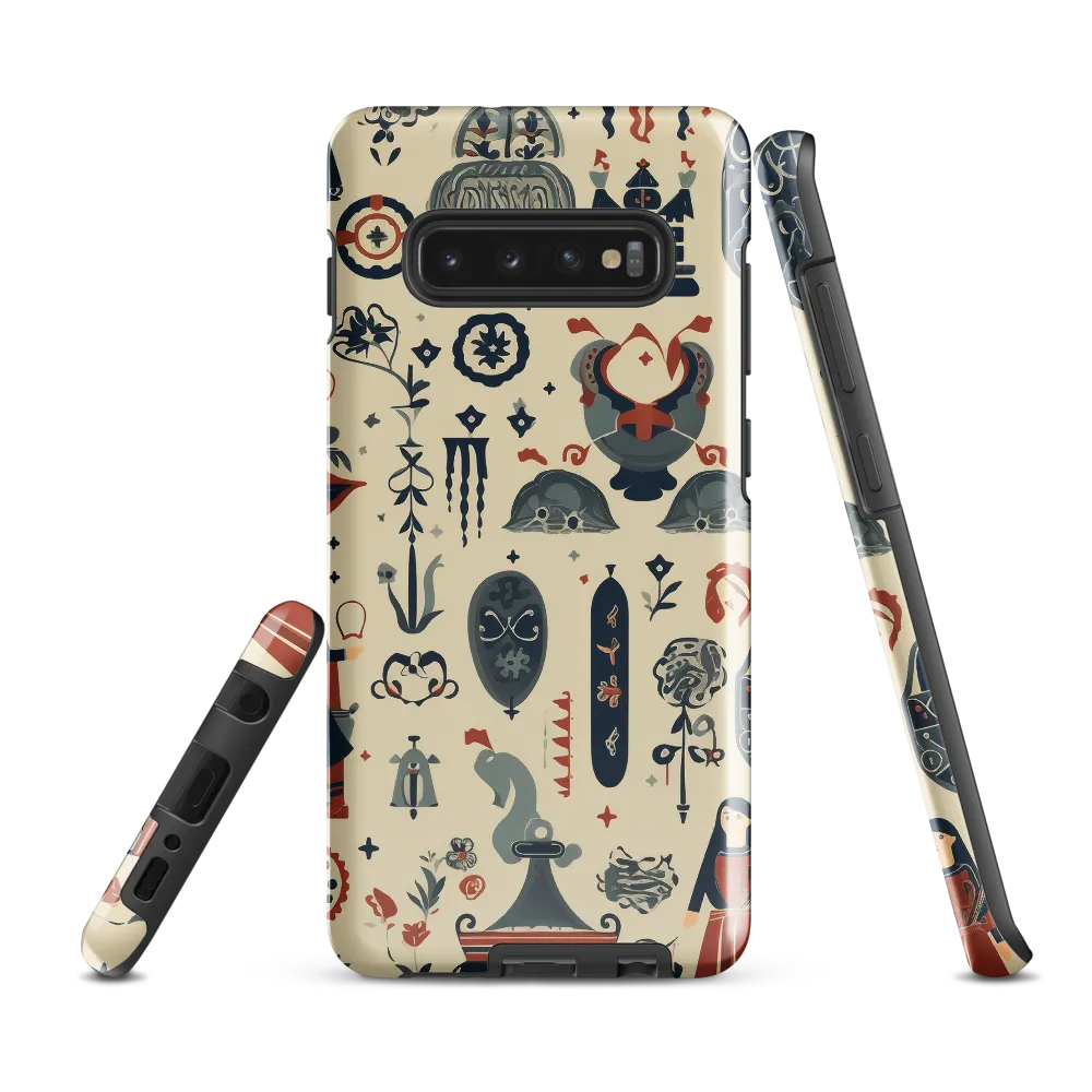 Tapestry of Myth and Whimsy | Phone Case |  S10 Plus | Tough Case | Glossy