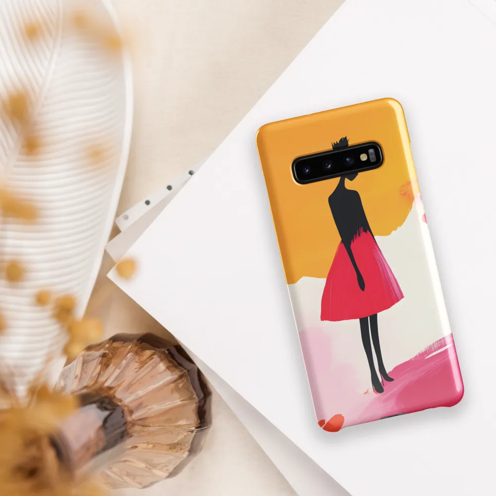 Silhouette Elegance | Phone Case |  S10 Plus | Snap Case | Glossy