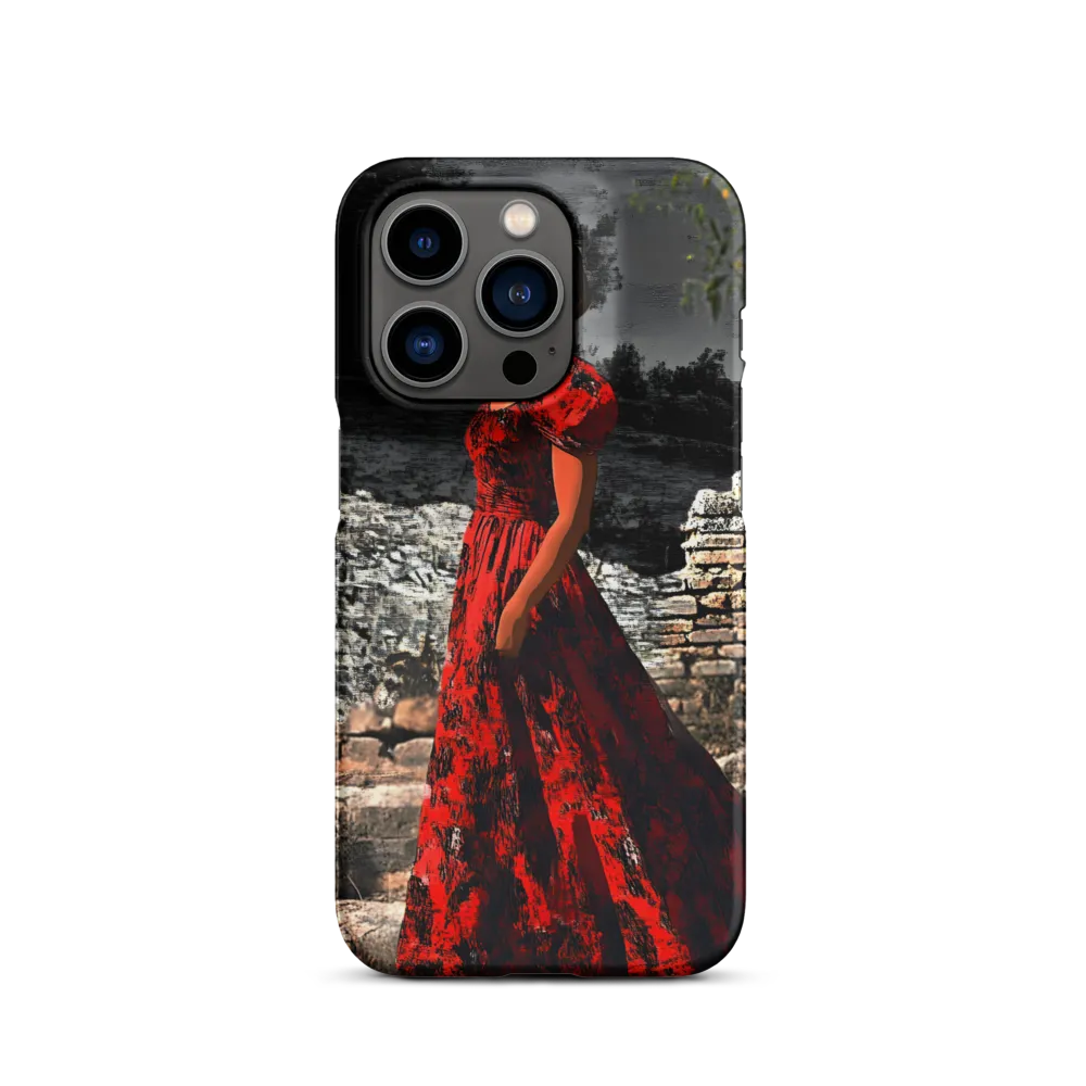 Elegance in Red | Phone Case |  14 Pro | Snap Case | Matte