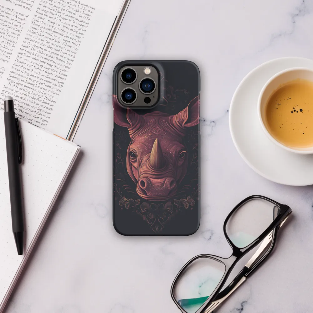 Regal Rhinoceros | Phone Case |  13 Pro Max | Snap Case | Matte