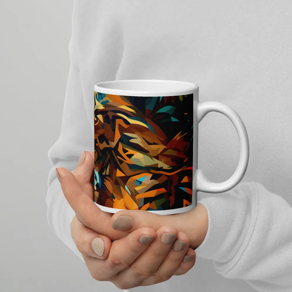 Wild Symphony: Abstract Tigers | Mugs | Multiple Sizes & Colors