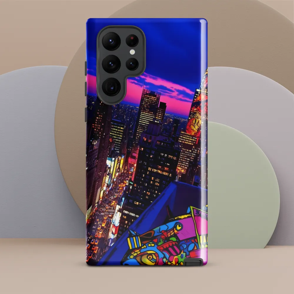 Neon Twilight: A City in Vibrance