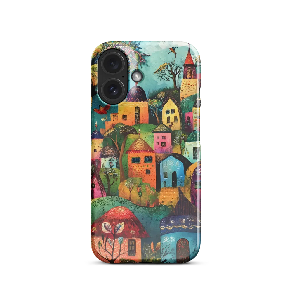 Whimsical Village Harmony | Phone Case |  16 | Snap Case | Glossy