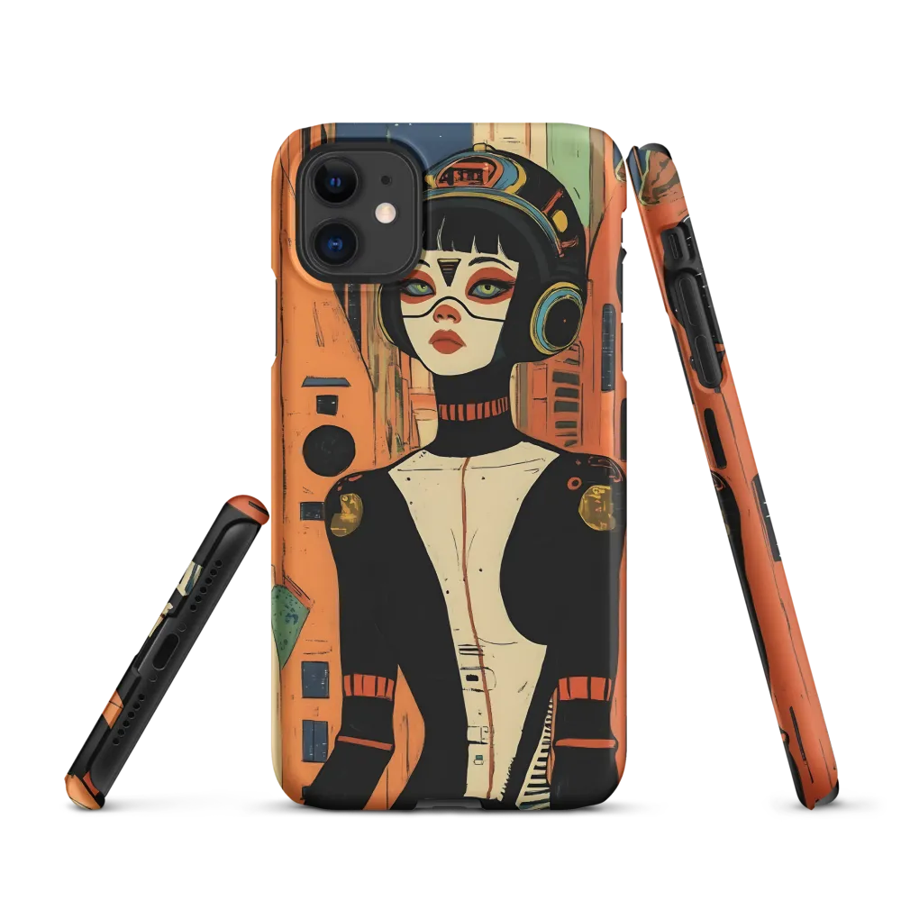 Futuristic Portrait of a Woman | Phone Case |  11 | Snap Case | Matte
