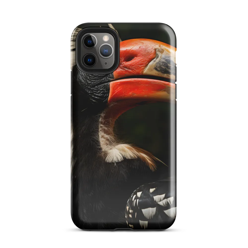 Majesty of the Hornbill | Phone Case |  11 Pro Max | Tough Case | Glossy