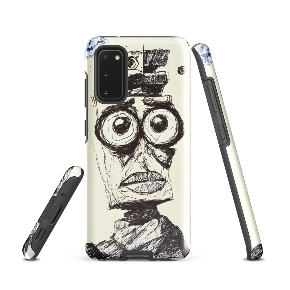 Abstract Surrealist Figure in Cubism