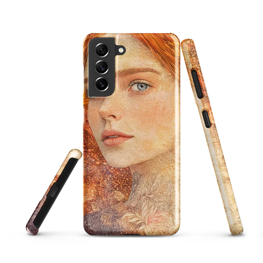 Embracing Autumn's Glow | Phone Case |  S21 | Snap Case | Glossy