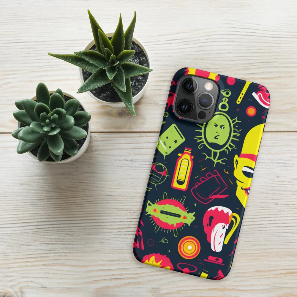 Neon Revelry: A Quirky Exploration of Modern Pop Art
