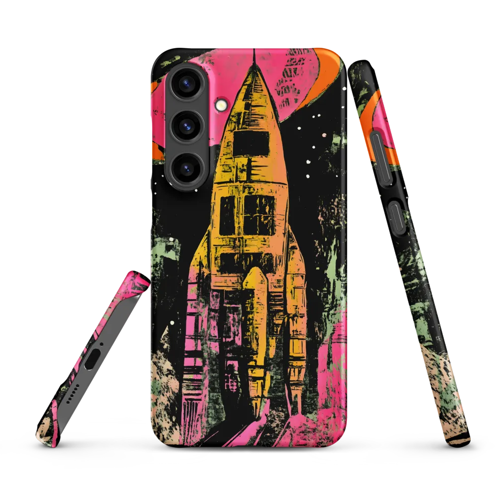 Cosmic Voyage: A Surreal Rocket Adventure