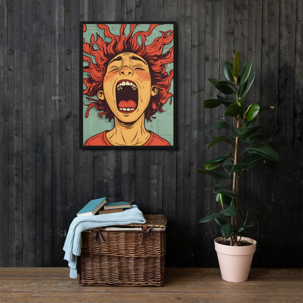 Fury Unleashed | Canvas with Black Frame | 24″×32″