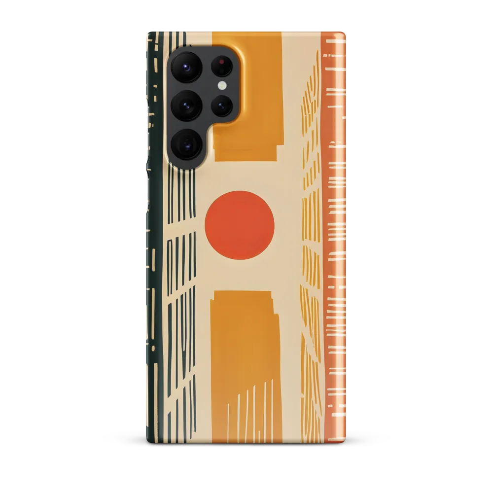 Urban Harmony: A Geometric Sunrise