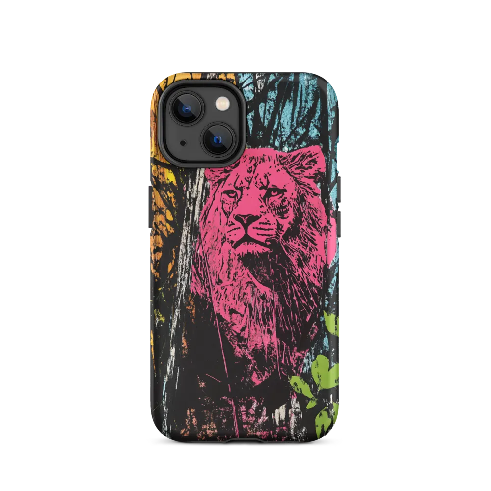 Fierce Vibrance: The Pink Lion
