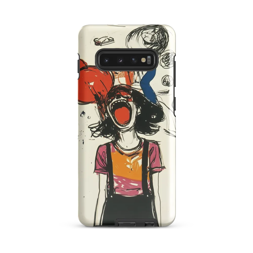 Echoes of Anguish | Phone Case |  S10 Plus | Tough Case | Glossy