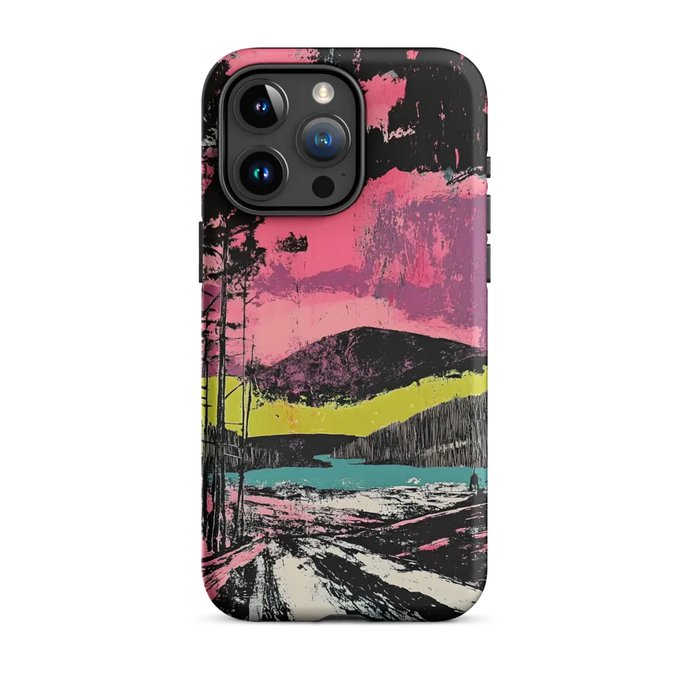 Vibrant Horizons: A Landscape in Contrast