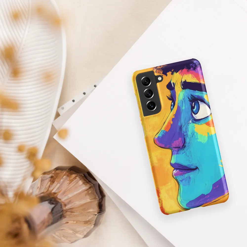 Whispers of Curiosity | Phone Case |  S21 | Snap Case | Matte