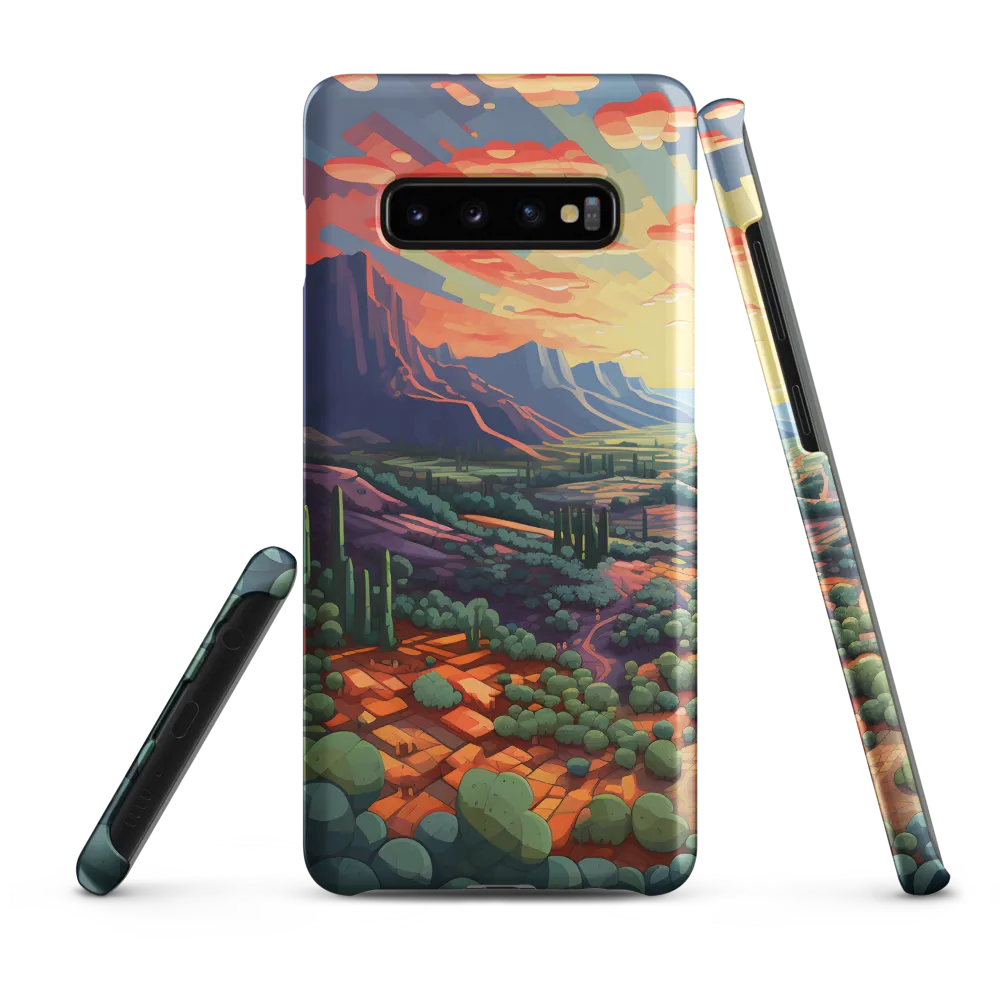 Desert Serenity at Dusk | Phone Case |  S10 Plus | Snap Case | Matte