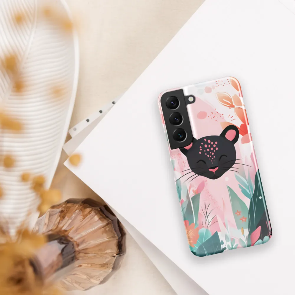 Whimsical Panther in Bloom