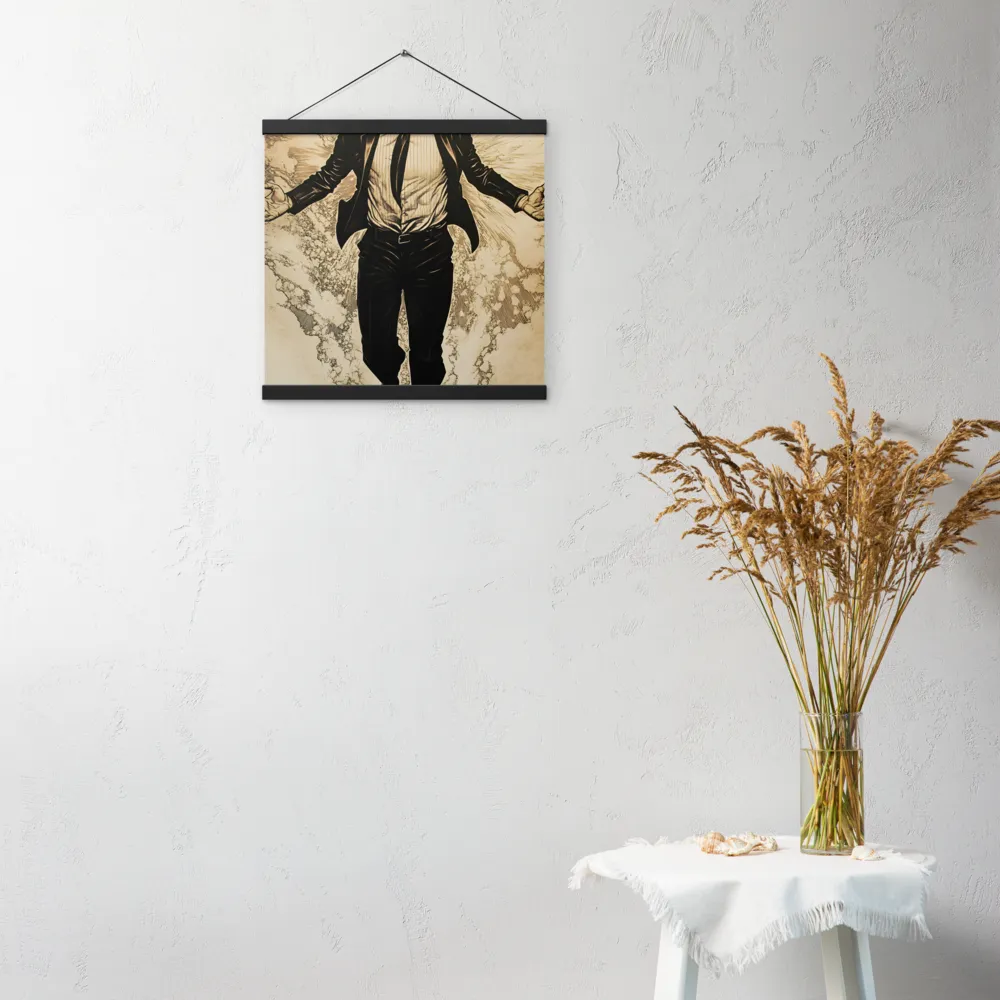 Ascendancy of the Spirit | Poster With Black Wood Hanger | 16″×16″
