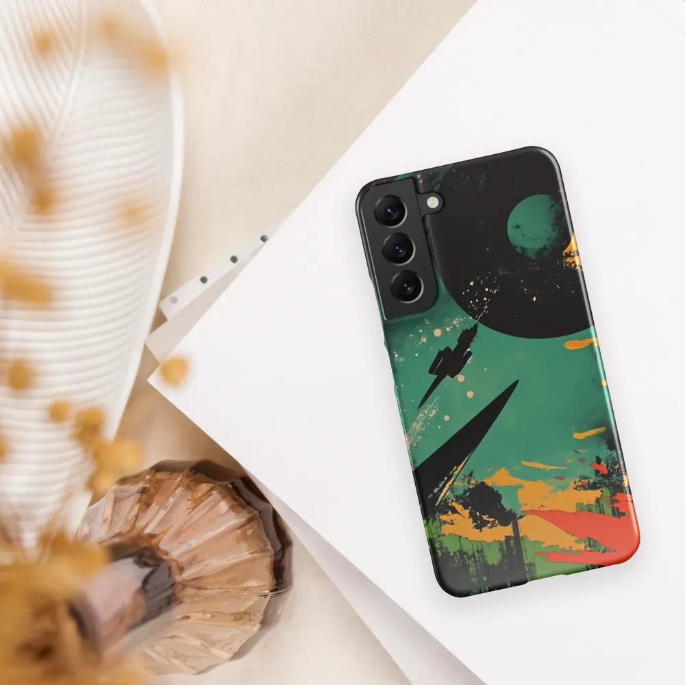 Journey Through the Cosmic Canvas | Phone Case |  S22 Plus | Snap Case | Glossy
