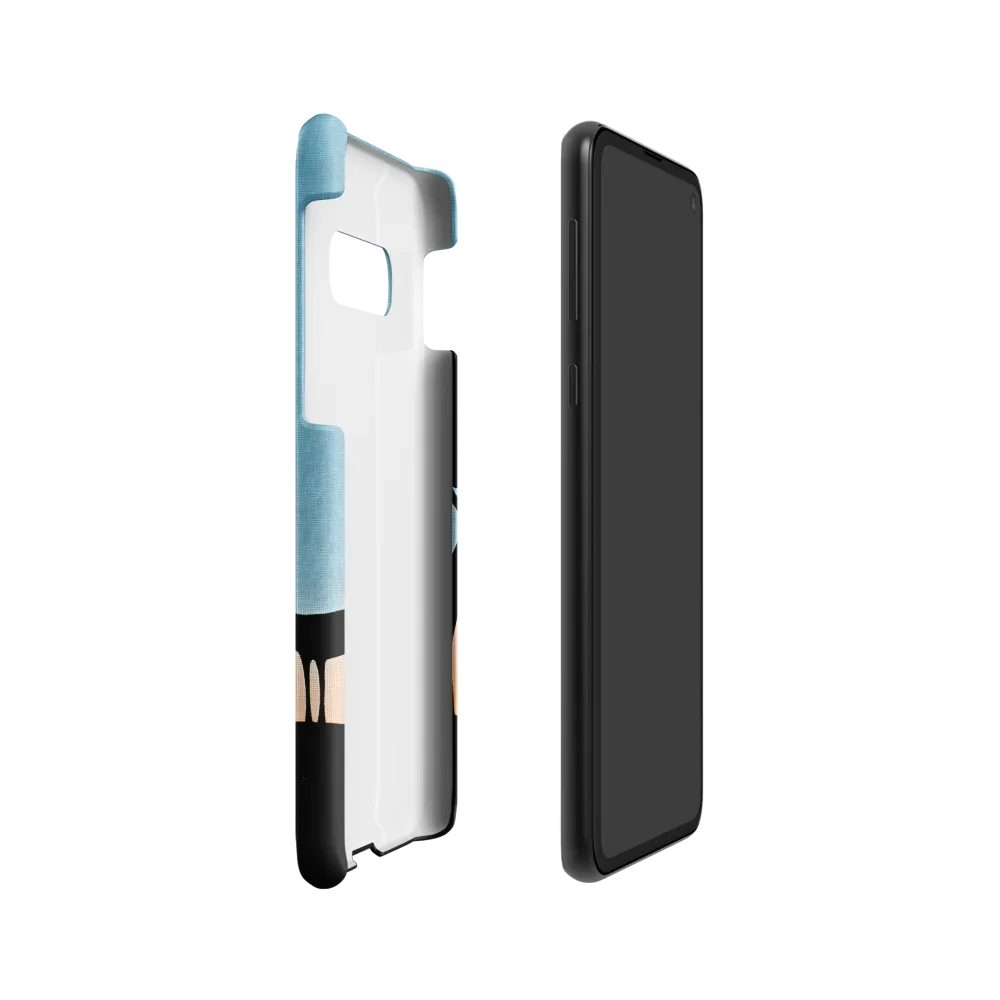 Curiosity in the Silhouette | Phone Case |  S10e | Snap Case | Matte