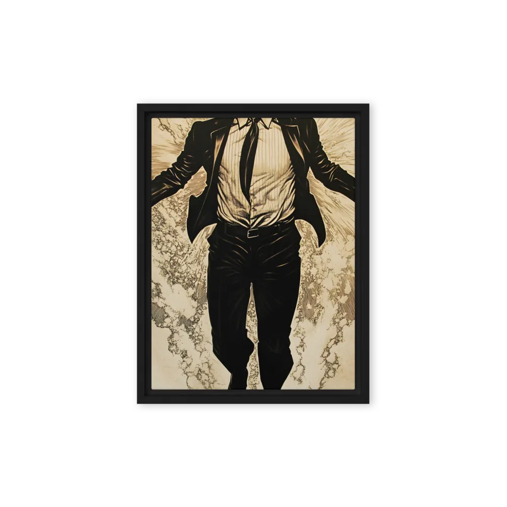 Ascendancy of the Spirit | Canvas with Black Frame | 9″×12″