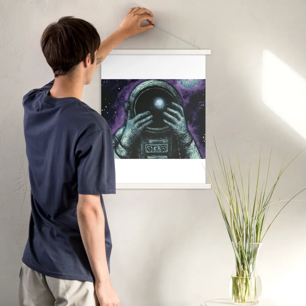 Beyond the Stars | Poster With White Wood Hanger | 18″×24″