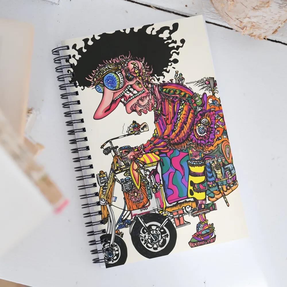 Whimsical Ride | Spiral Notebook