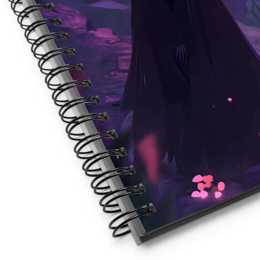 The Enigmatic Wanderer | Spiral Notebook