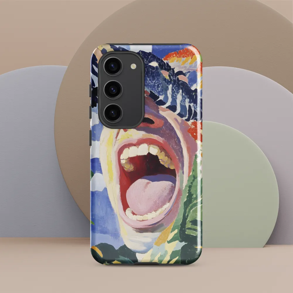 The Echo of Anguish | Phone Case |  S23 | Tough Case | Glossy