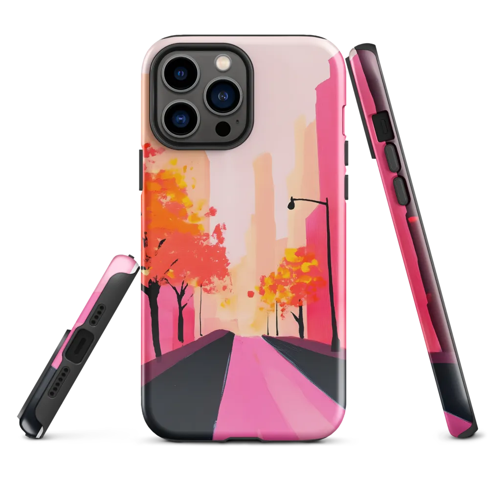 Autumn Serenity in the City | Phone Case |  13 Pro Max | Tough Case | Glossy