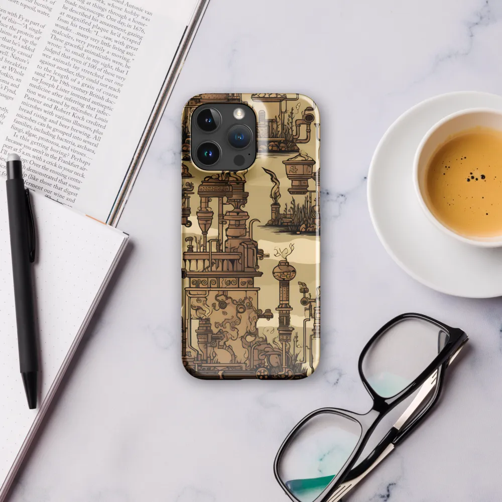 Whimsical Industrial Landscape | Phone Case |  16 Pro Max | Snap Case | Glossy