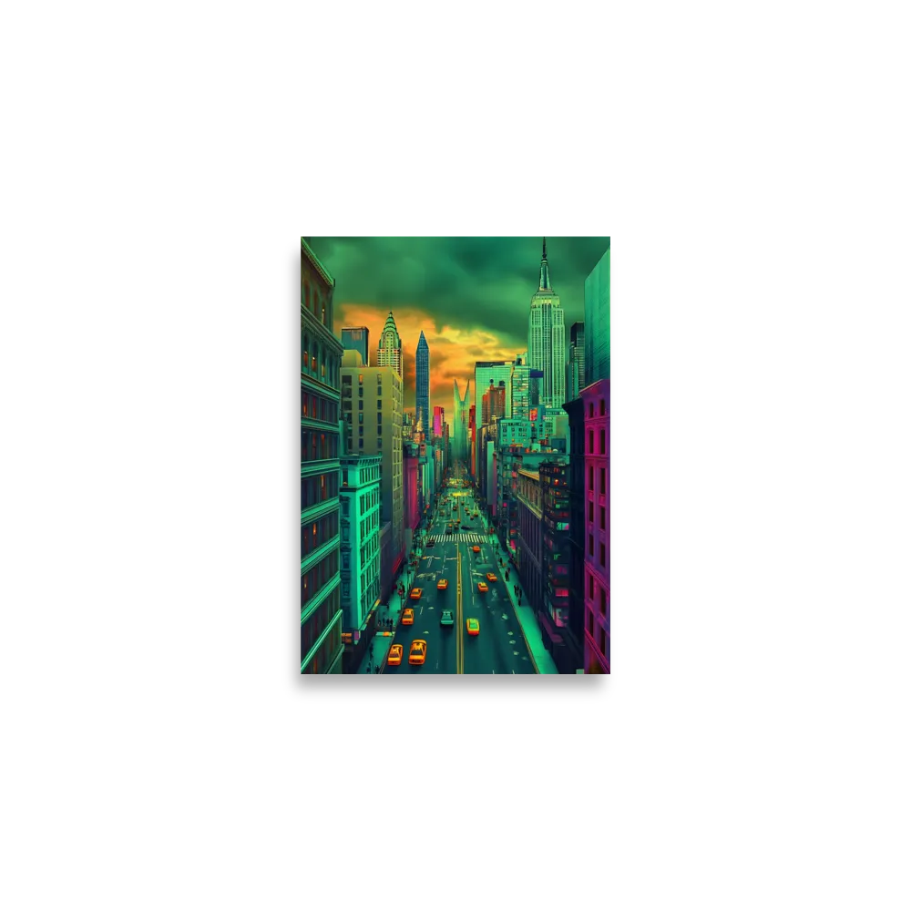 Urban Surrealism: Neon Dreams | Poster | A2 (16.5″×23.3″)