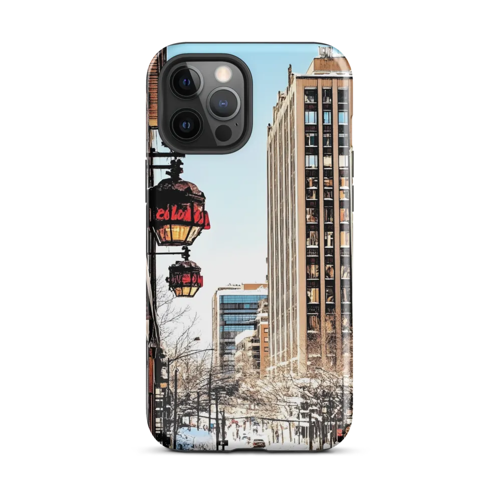 Winter's Urban Embrace | Phone Case |  12 Pro Max | Tough Case | Glossy