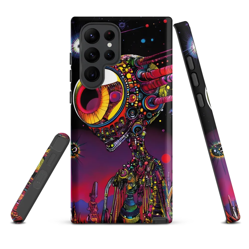 Cosmic Alien Odyssey | Phone Case |  S22 Ultra | Tough Case | Matte
