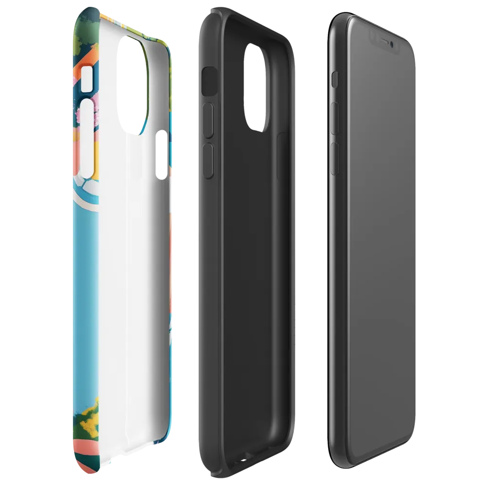 Harmony in Color: An Aerial Garden Perspective | Phone Case |  11 Pro Max | Tough Case | Glossy