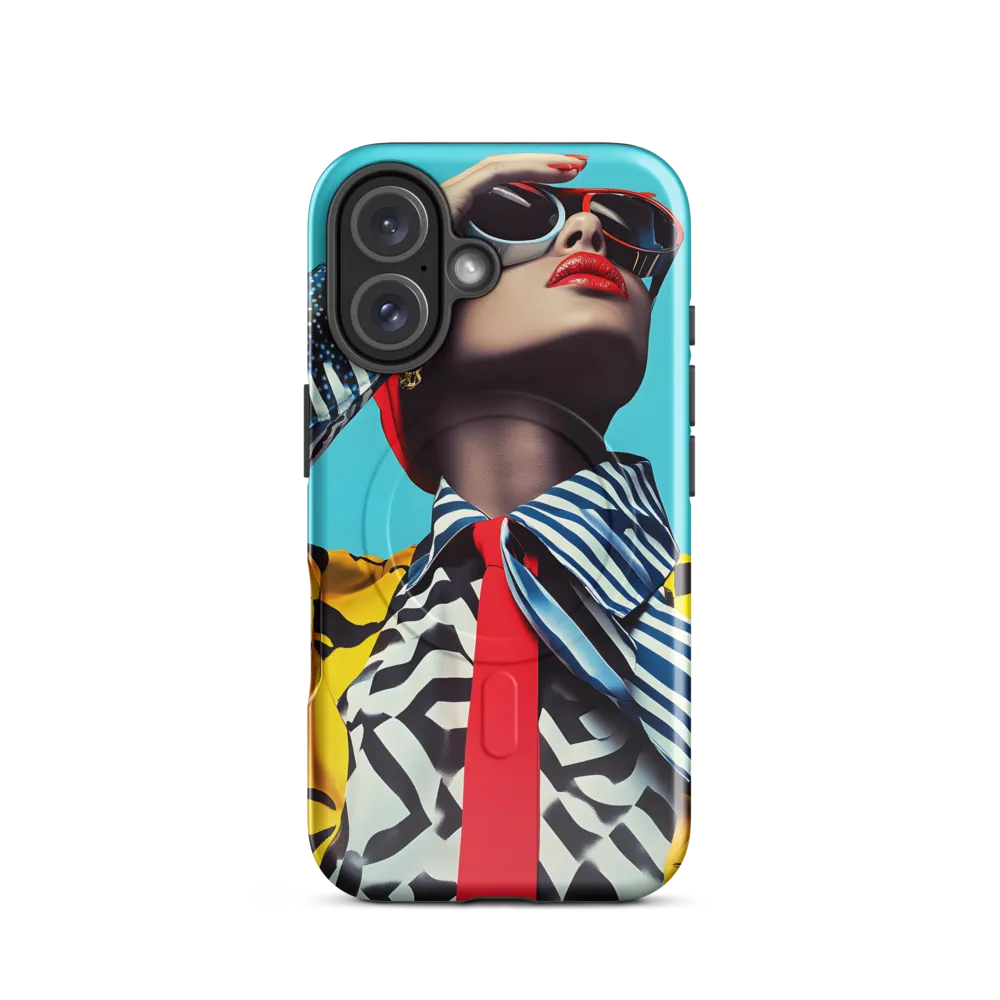 Chic Confidence in Bold Patterns