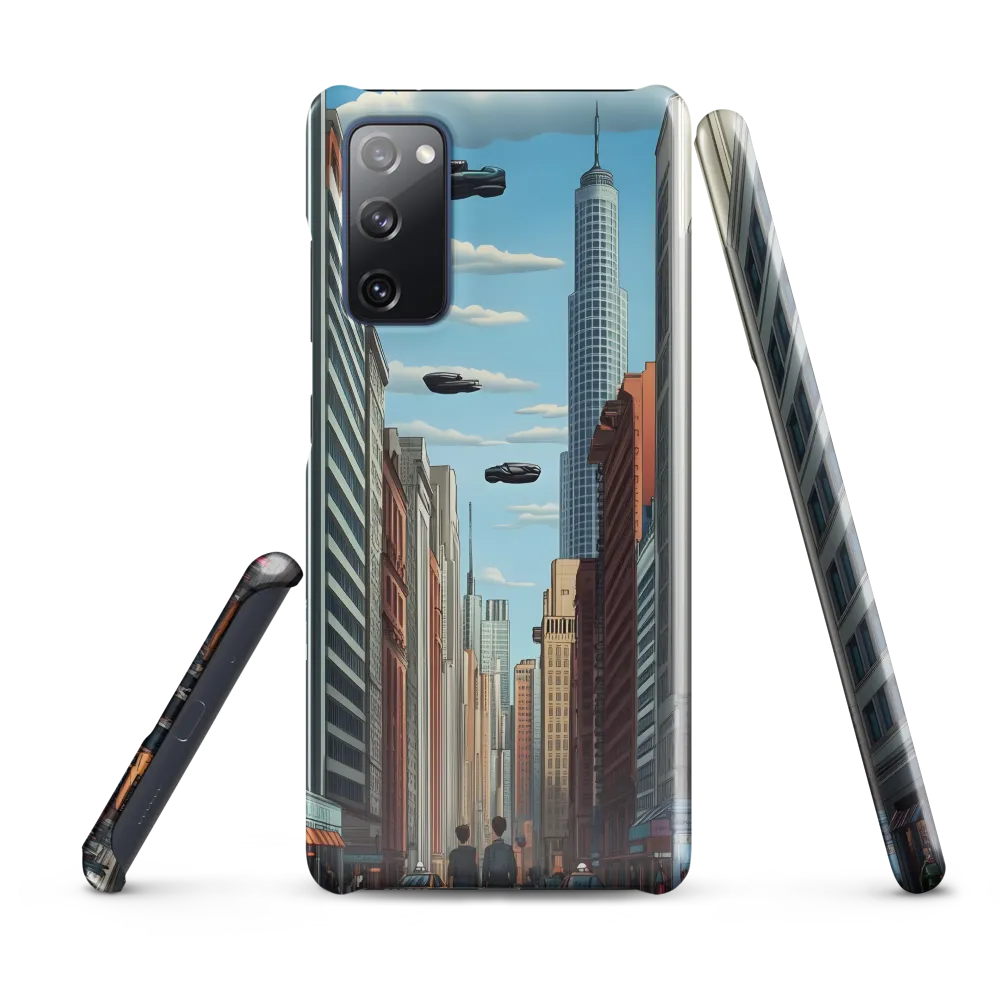 Futuristic Stroll through the Urban Skyline