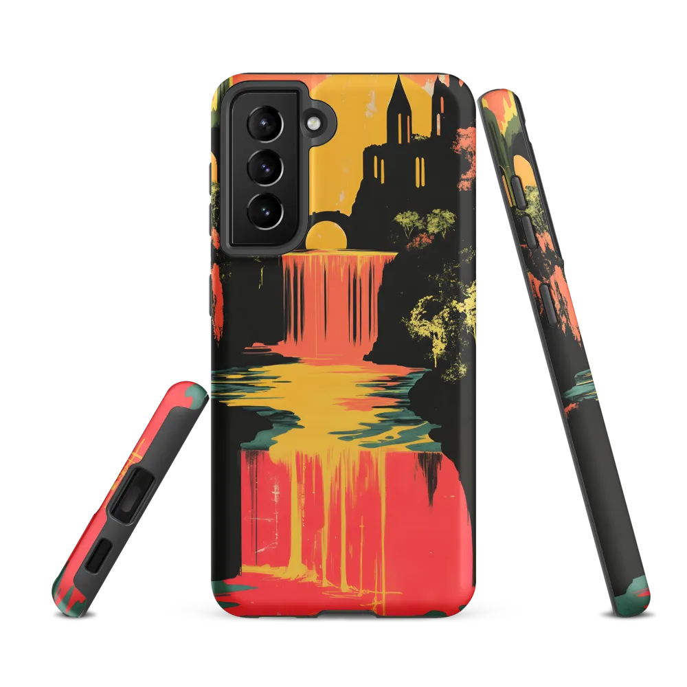 Elysian Echoes: A Surreal Reflections | Phone Case |  S21 FE | Tough Case | Matte