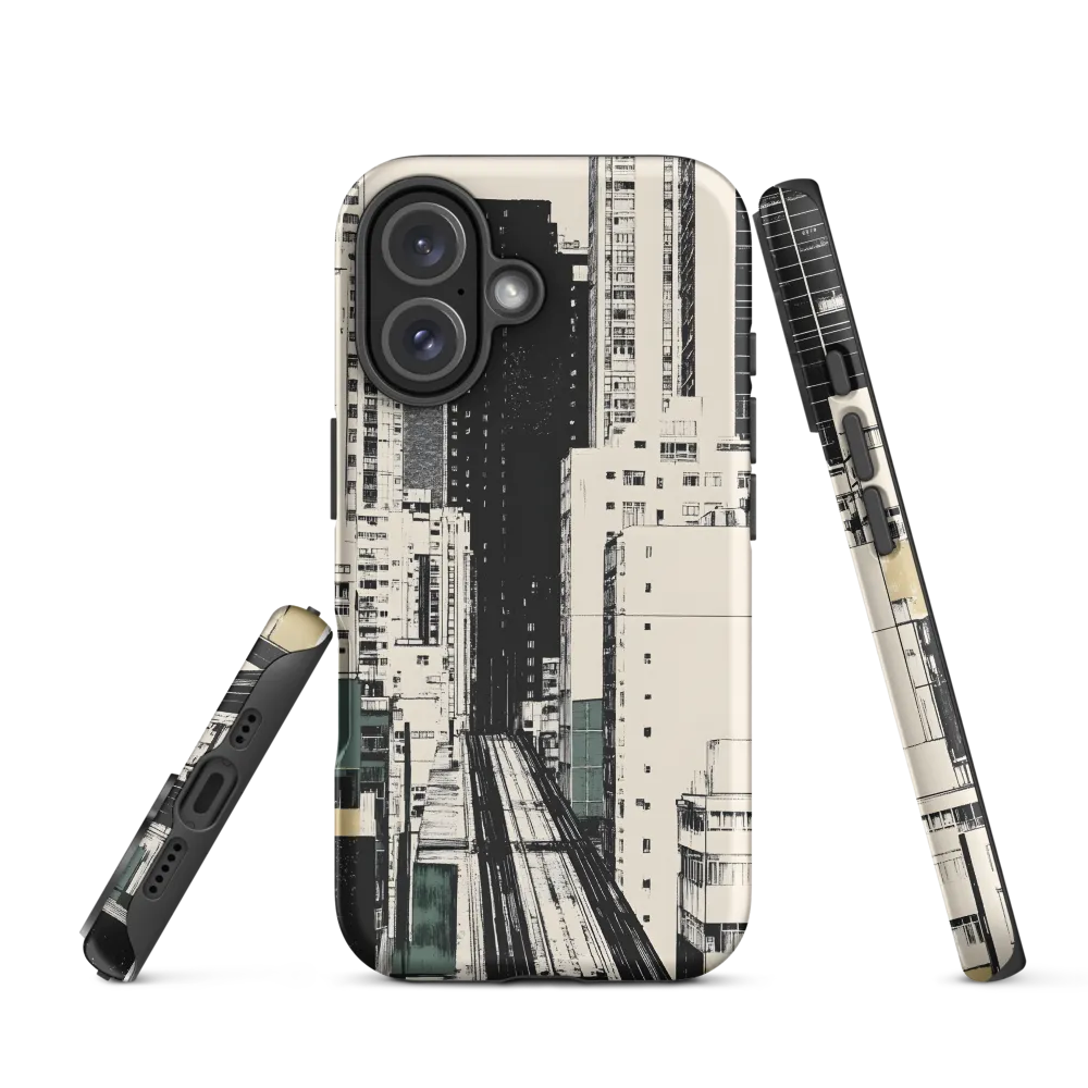 Urban Symphony: A Contemporary Cityscape | Phone Case |  16 | Tough Case | Matte